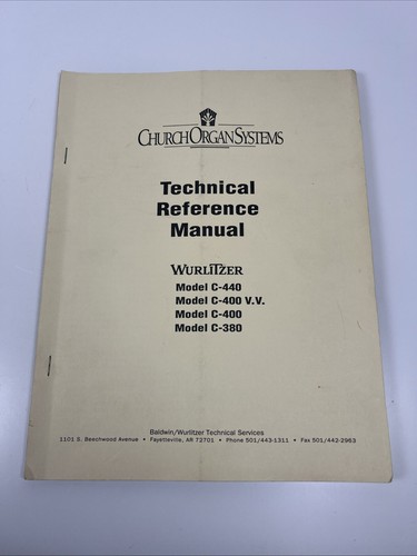 Wurlitzer church organ - wurlitzer, systems